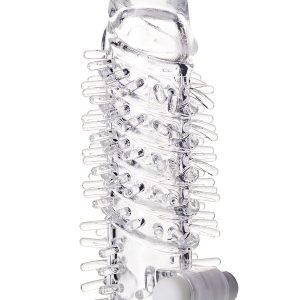 Fril TPR Şeffaf Penis Kılıfı 13,4 cm Esnek Dokulu Kılıf