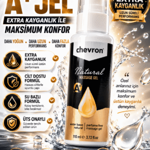 Chevron A+ Extra Kayganlaştırıcı Jel 110 ML – Anal Uyumlu Su Bazlı Yoğun Kayganlık
