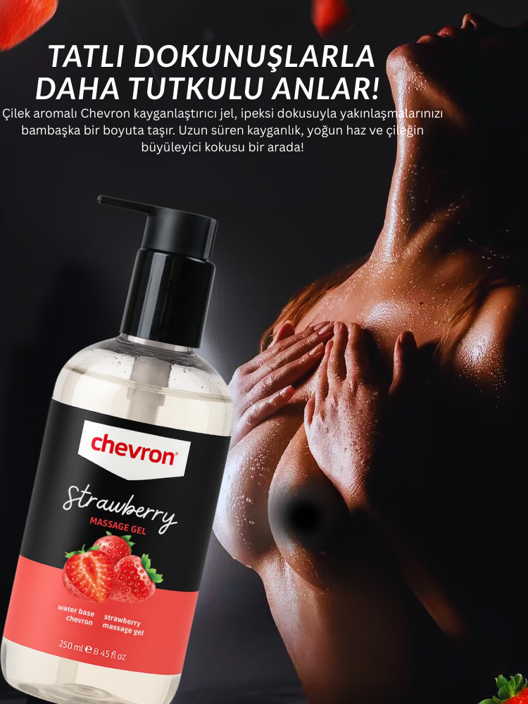 Chevron 250 ML Çilek Aromalı Su Bazlı Doğal Kayganlaştırıcı Jel 4 Chevron 250 ML Çilek Aromalı Su Bazlı Doğal Kayganlaştırıcı Jel - Görsel 4